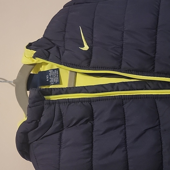 Nike puffer boys size 4 small neon and blue - Picture 4 of 7